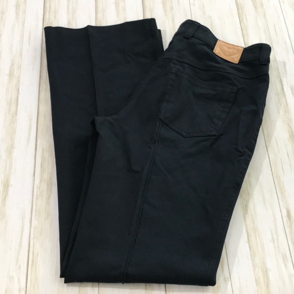 ESCADA MILANO STRIP STRAIGHT PANT NAVY NWOT J7
